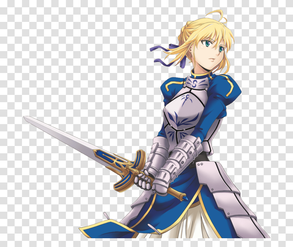 Saber Fate Stay Night Render, Person, Human, Toy, Knight Transparent Png