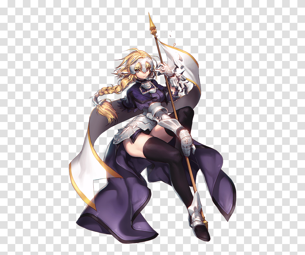 Saber Fate Unlimited Code Jeanne D Arc Fate Apocrypha, Comics, Book, Manga, Person Transparent Png