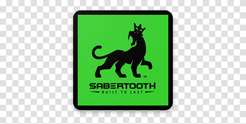 Sabertooth Glass And Grinders Sabertooth Grinder, Symbol, Logo, Animal, Mammal Transparent Png