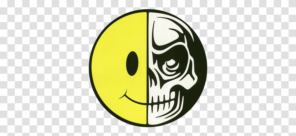 Sabi Therealsabi Twitter Smiley Face Skull Yellow Red Border, Logo, Symbol, Trademark, Text Transparent Png