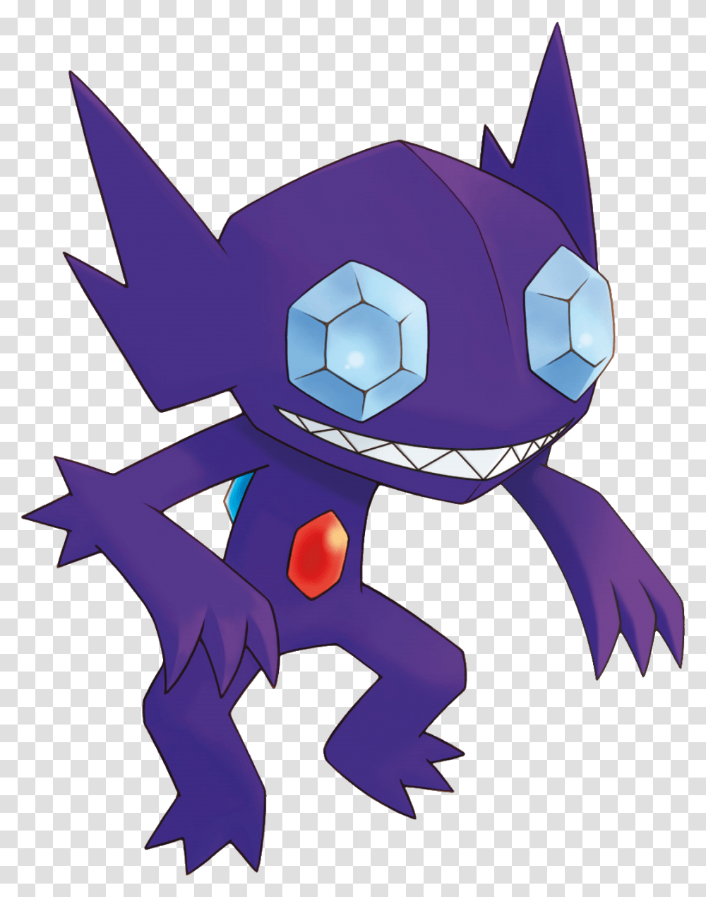 Sableye Official Art, Apparel, Outdoors Transparent Png