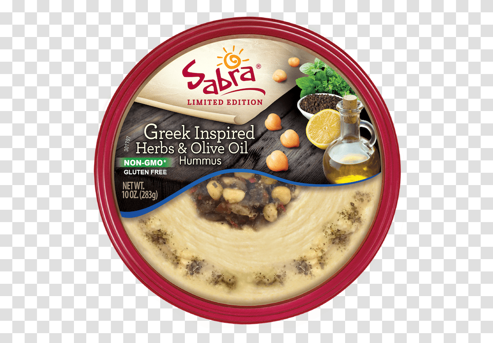Sabra Greek Inspired Hummus, Bowl, Dish, Meal, Food Transparent Png