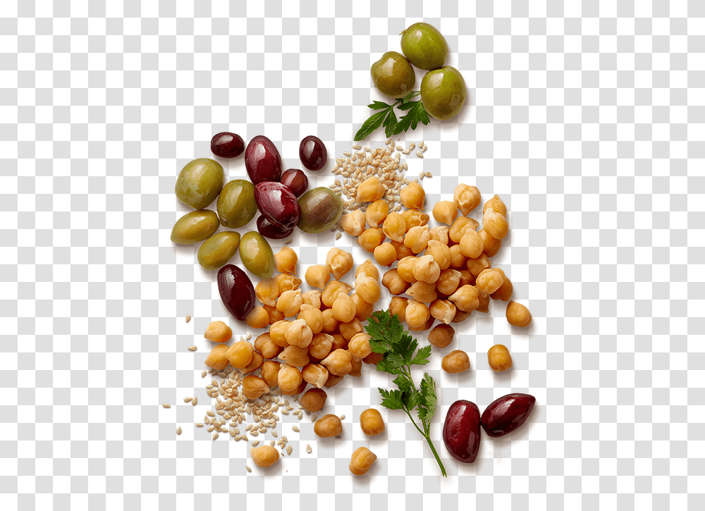 Sabra Story Chickpeas And Olives, Plant, Grapes, Fruit, Food Transparent Png
