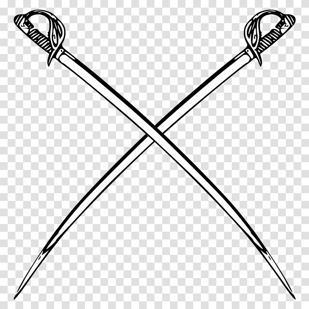 Sabres, Baton, Stick, Duel, Weapon Transparent Png