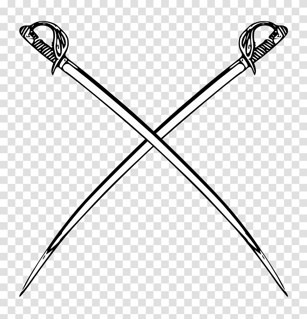 Sabres, Baton, Stick, Sword, Blade Transparent Png