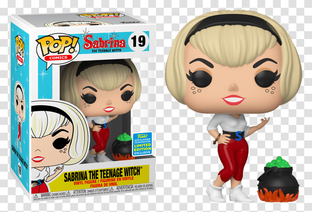 Sabrina The Teenage Witch Funko Pop Sabrina Spellman, Doll, Toy, Figurine, Person Transparent Png