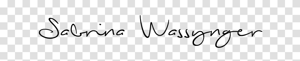 Sabrina Wassynger, Handwriting, Signature, Autograph Transparent Png