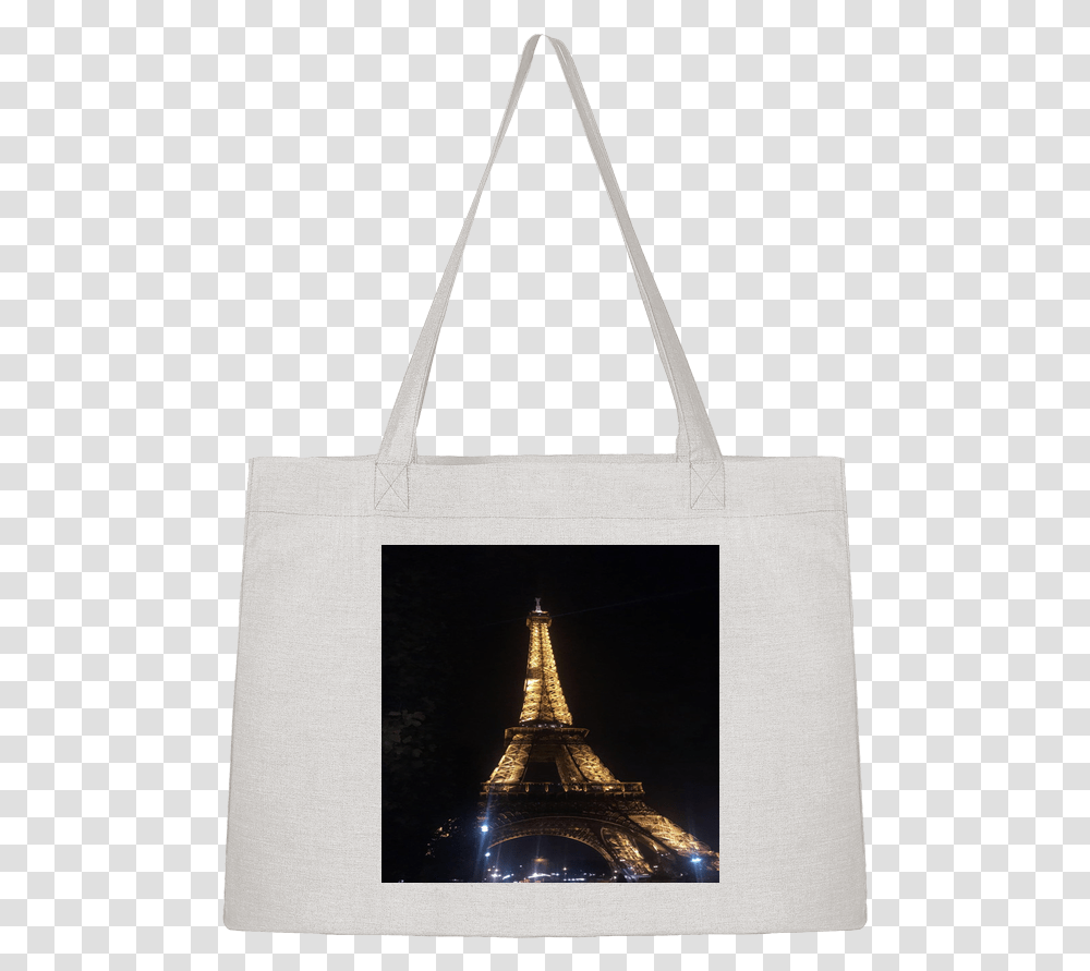 Sac Cabas Shopping Stanley Stella Tour Eiffel Paris Tote Bag, Handbag, Accessories, Accessory, Spire Transparent Png