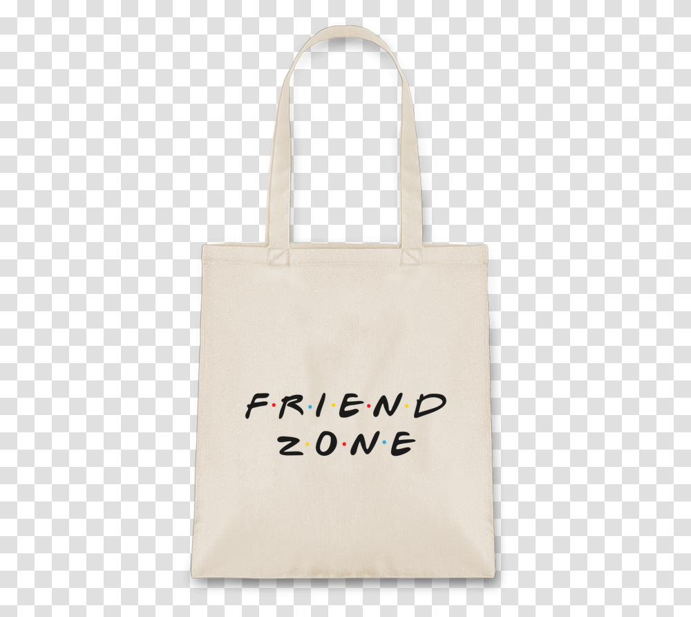 Sac En Toile Coton Friendzone Friends, Tote Bag, Text, Handbag, Accessories Transparent Png