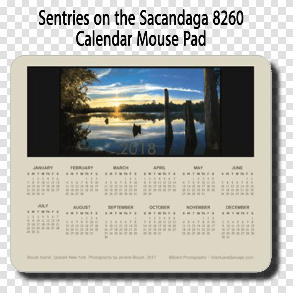 Sacandaga Sentry Calendar Mouse Pad For Product Photo Caption Transparent Png