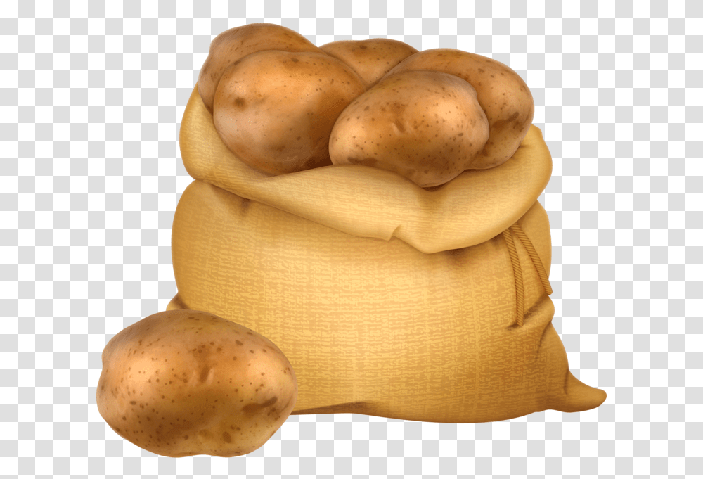 Sack Of Potatoes Clipart, Vegetable, Plant, Food, Fungus Transparent Png