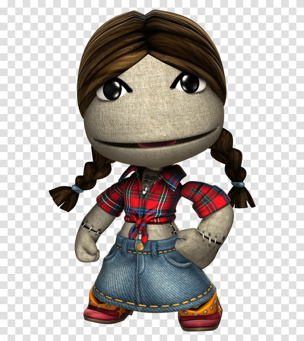 Sackgirl Little Big Planet, Doll, Toy, Person, Human Transparent Png