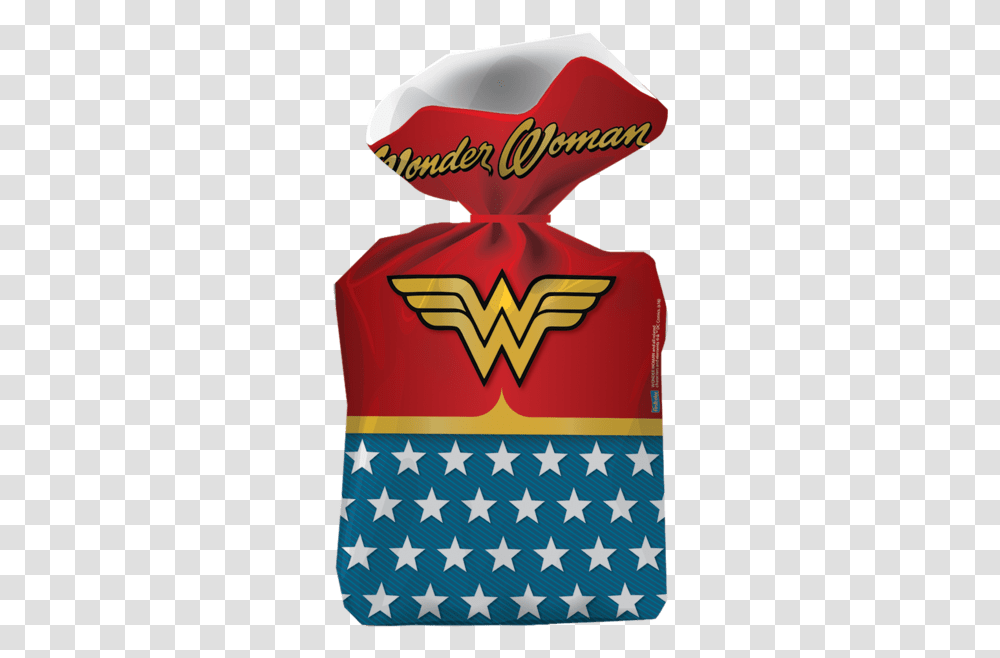 Sacola Surpresa Mulher Maravilha 08 Unidades Festcolor Wonder Woman Thank You Tag, Apparel Transparent Png