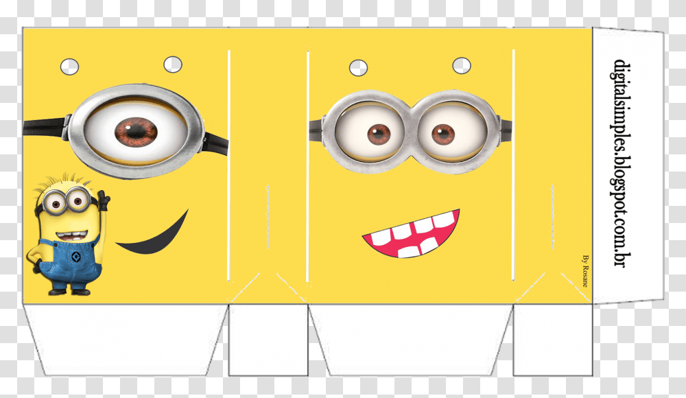 Sacolinha Dos Minions Para Imprimir, Advertisement, Poster, Paper Transparent Png