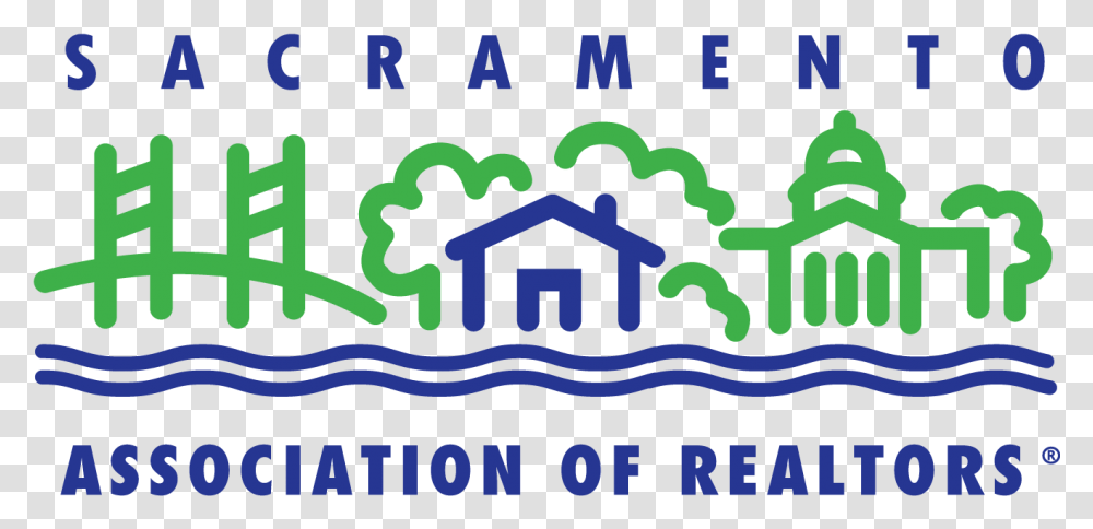 Sacramento Association Of Realtors Logo Sacramento, Label, Alphabet, Word Transparent Png