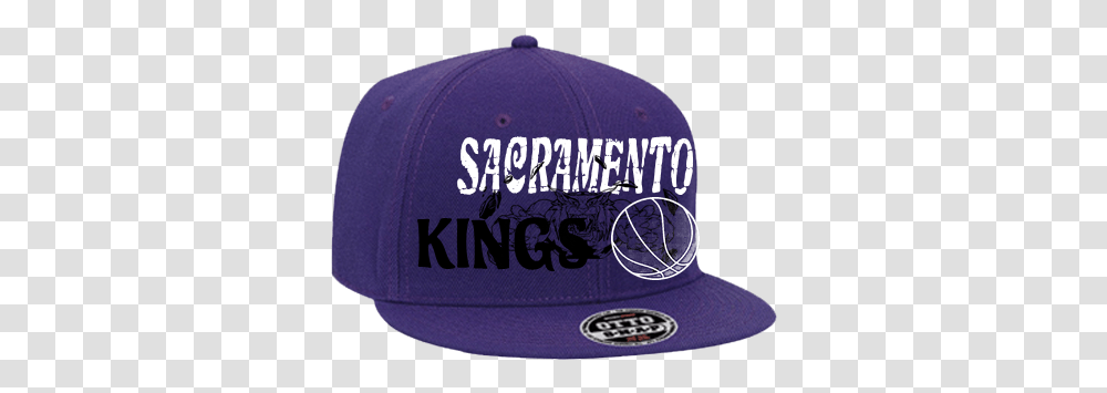 Sacramento Kings Snapback Flat Bill Hat Sacramento Kings Hat, Clothing, Apparel, Baseball Cap, Bathing Cap Transparent Png