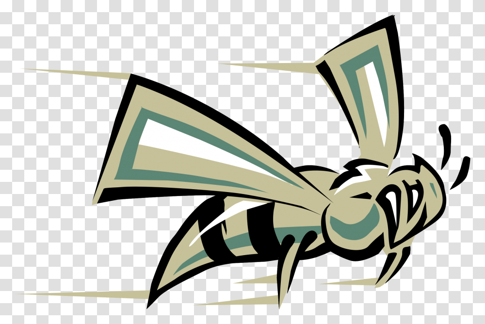 Sacramento State Hornets Logo Sac State Hornet Logo, Wasp, Bee, Insect, Invertebrate Transparent Png