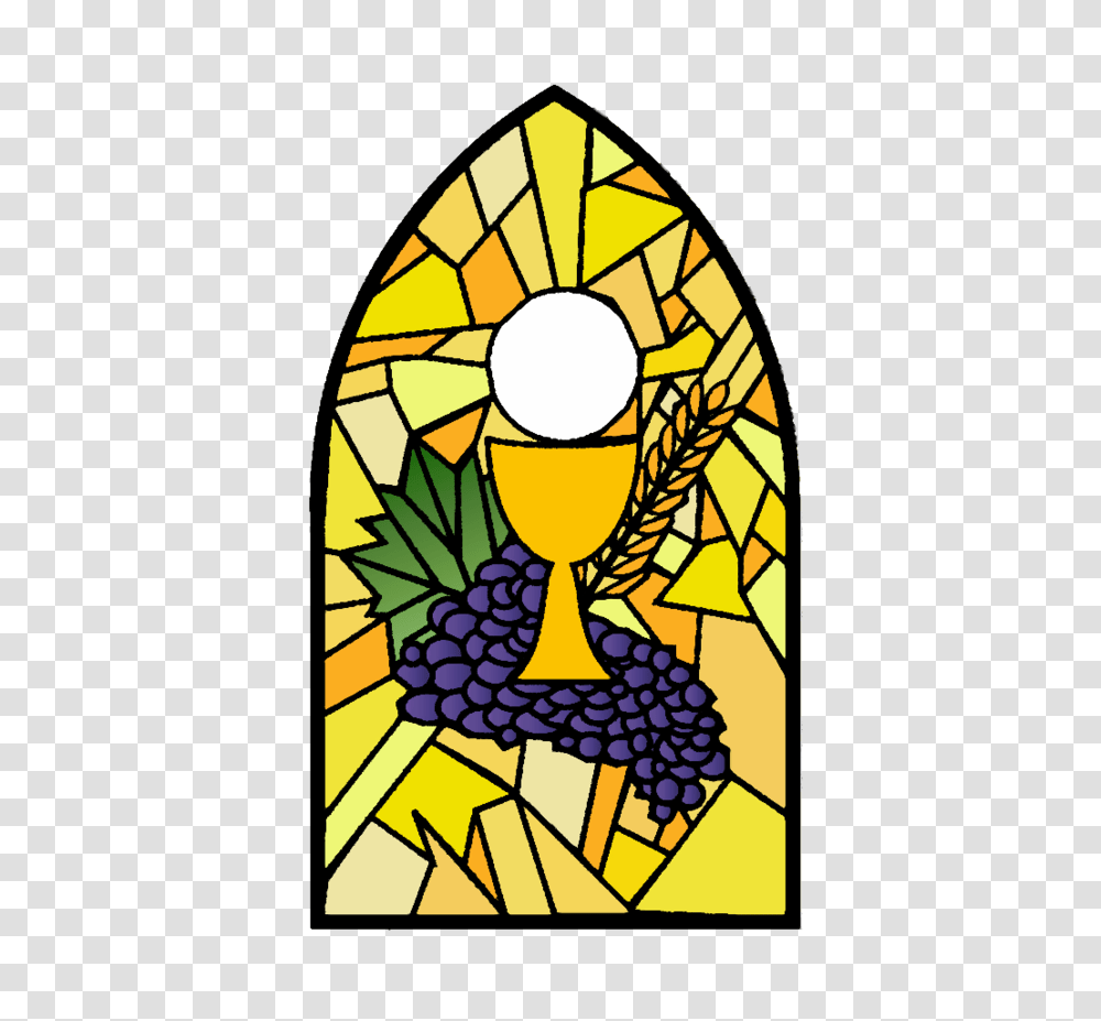 Sacraments Our Lady Of Mount Carmel Parish Hamden Ct, Stained Glass, Poster, Advertisement Transparent Png