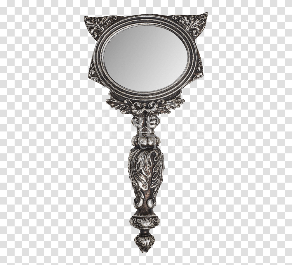 Sacred Cat Hand Mirror, Cross Transparent Png