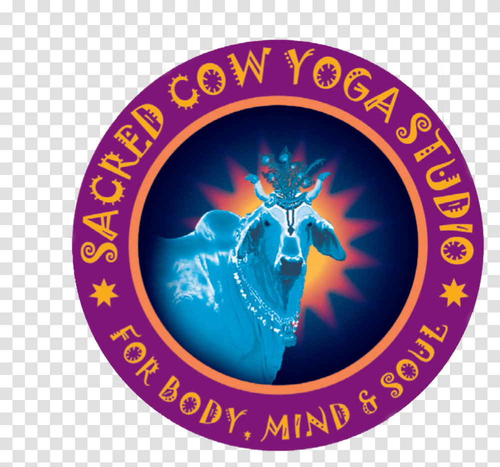 Sacred Cow Yoga Studio Logo Sierra Safari Zoo, Emblem Transparent Png