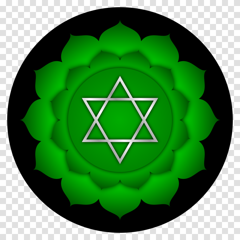Sacred Empowerment Mentoring Anahata Chakra Free, Symbol, Star Symbol, Green, Pattern Transparent Png
