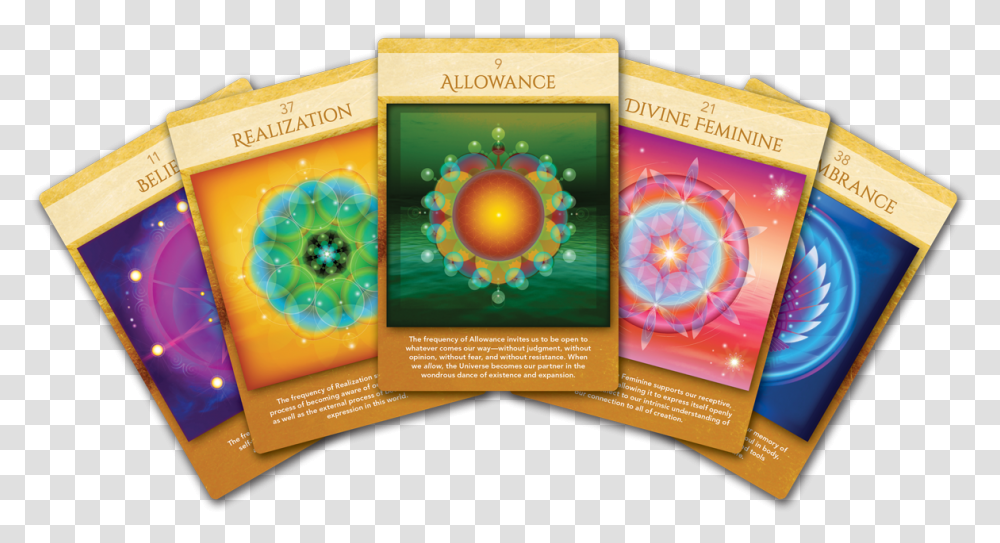 Sacred Geometry Activations Oracle Cards, Flyer, Poster, Paper, Advertisement Transparent Png