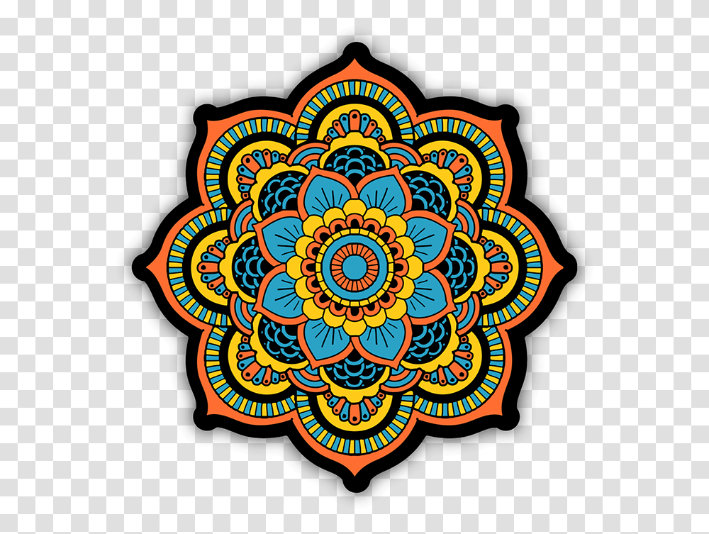 Sacred Geometry Mandala V4 Bumper Stickers Mandalas Para Cuadros, Pattern, Ornament, Fractal, Art Transparent Png