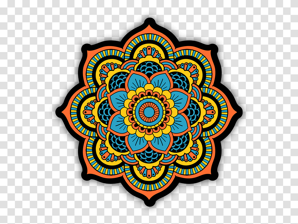 Sacred Geometry Mandala V4 Bumper Stickers Sacred Geometry Mandala, Pattern, Ornament, Fractal Transparent Png