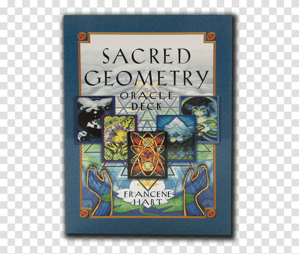 Sacred Geometry Oracle Deck By Francene Hart Sacred Geometry Oracle Deck By Francine Hart, Poster, Advertisement, Cat, Mammal Transparent Png