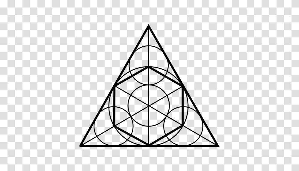 Sacred Geometry Shapes In Triangle, Lamp Transparent Png