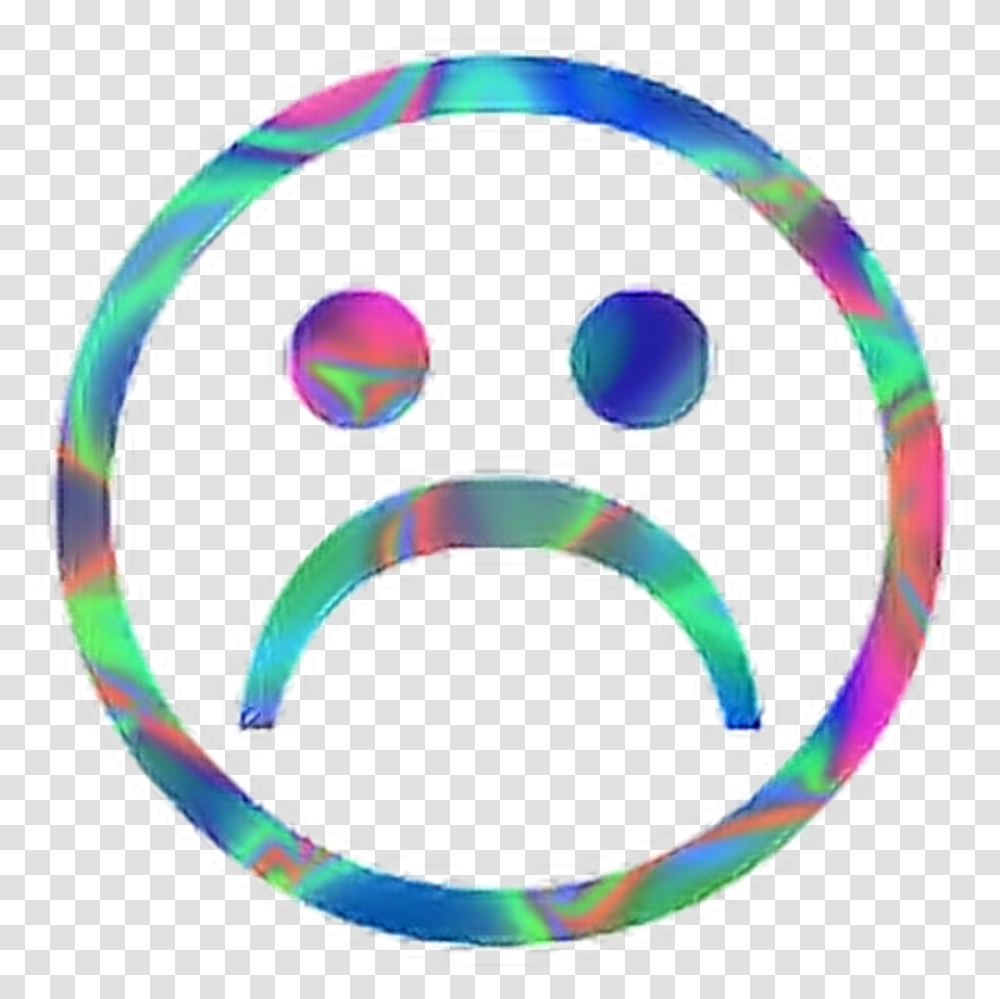 Sad Aesthetic Aesthetic Sad Face, Bubble, Disk, Hoop Transparent Png