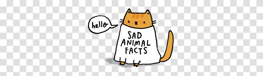Sad Animal Facts Dot, Cowbell, Text, Sack, Bag Transparent Png