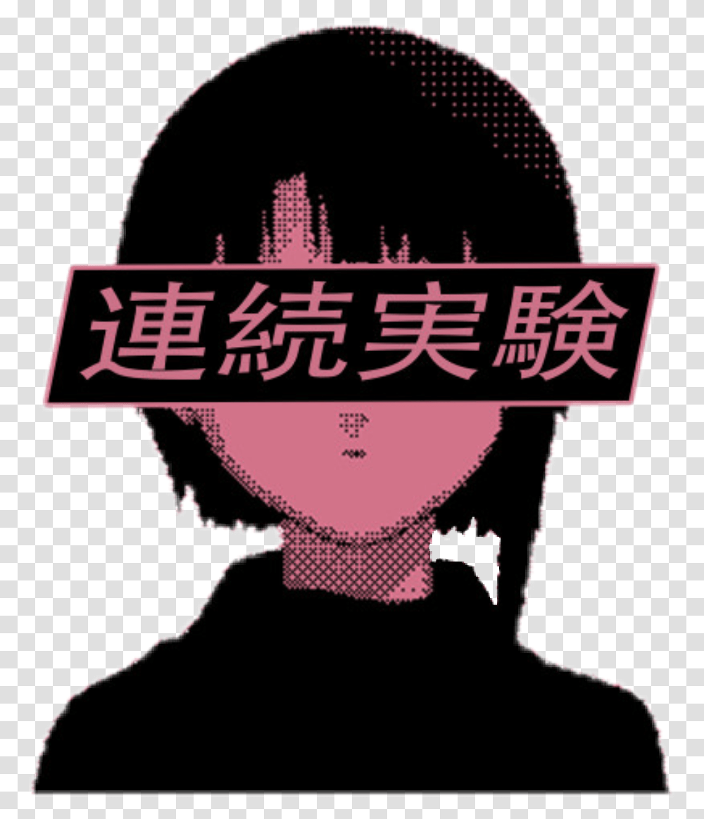 Sad Anime Japan Japanese Japanesetext Japanesegirl Poster, Person, Urban, People Transparent Png