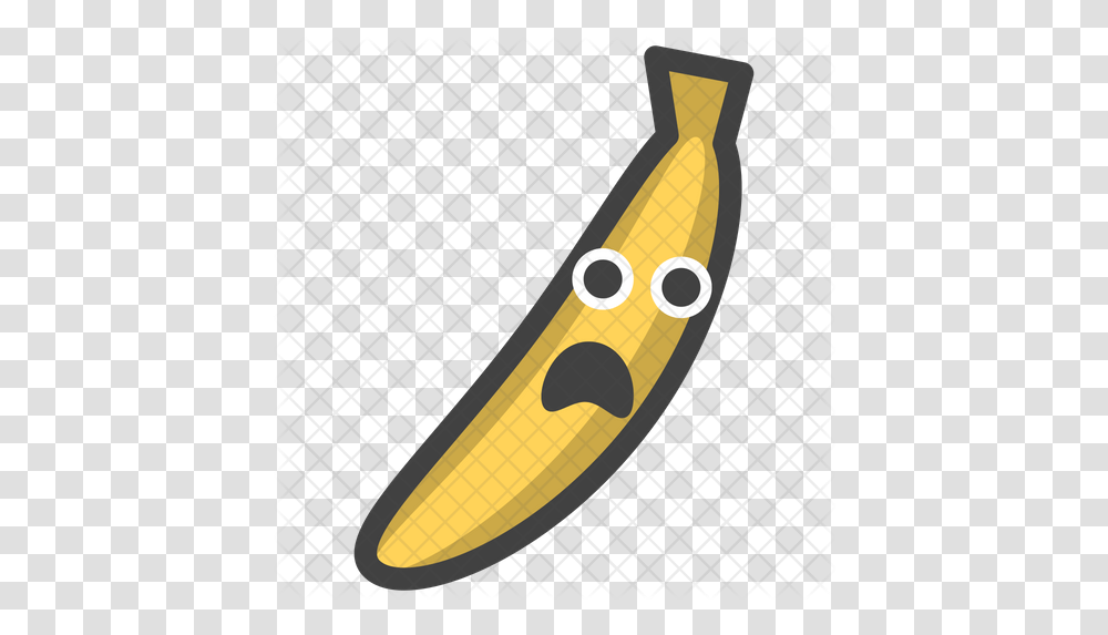 Sad Banana Emoji Icon Illustration, Plant, Guitar, Leisure Activities, Musical Instrument Transparent Png