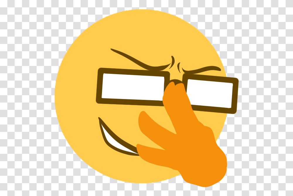 Sad Bees - Anime Glasses Discord Emotes Really Just 3 Anime Discord Emojis, Text, Person, Human, Label Transparent Png