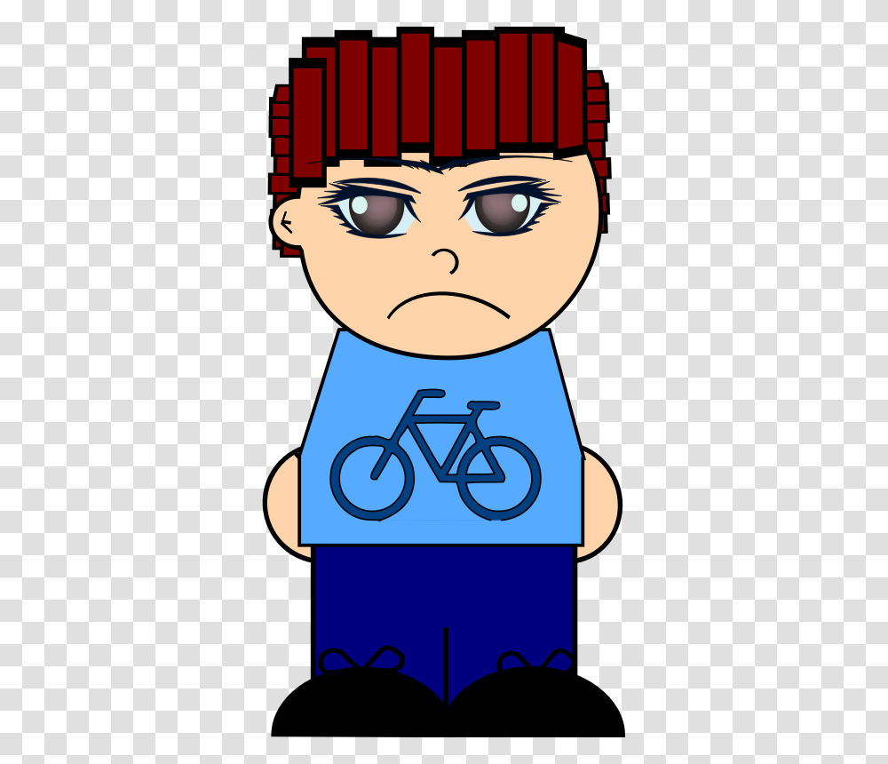Sad Boy Sad, Bicycle, Number Transparent Png