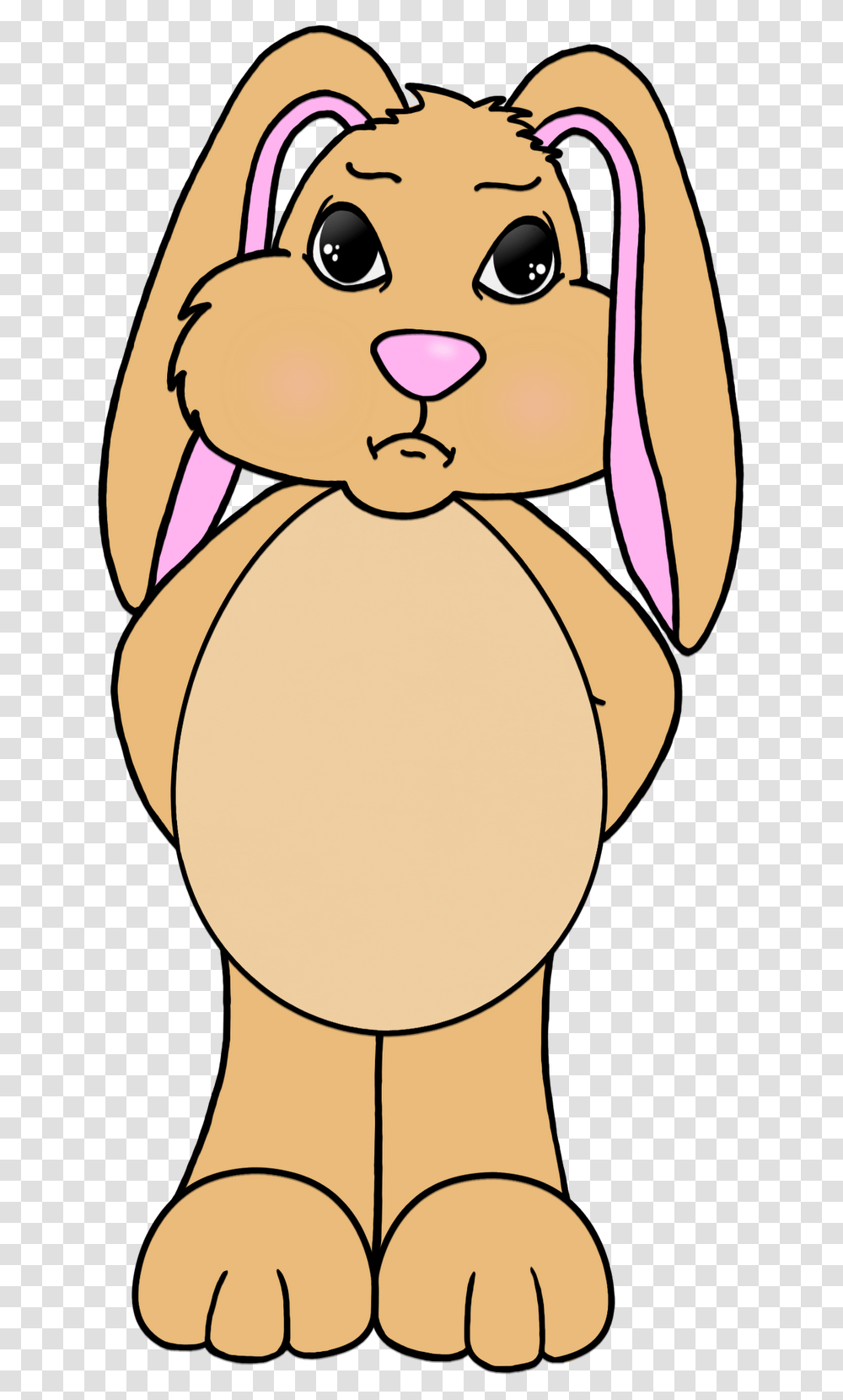 Sad Bunny Clipart Clip Art Images, Face, Toy, Animal, Doodle Transparent Png
