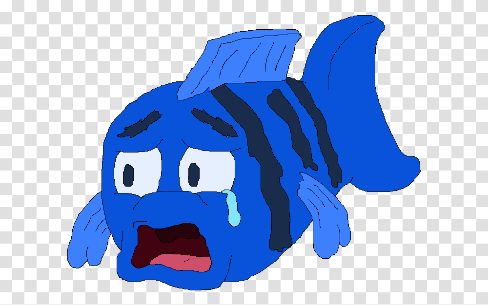 Sad Cartoon Sad Fish, Animal, Paper, Head Transparent Png