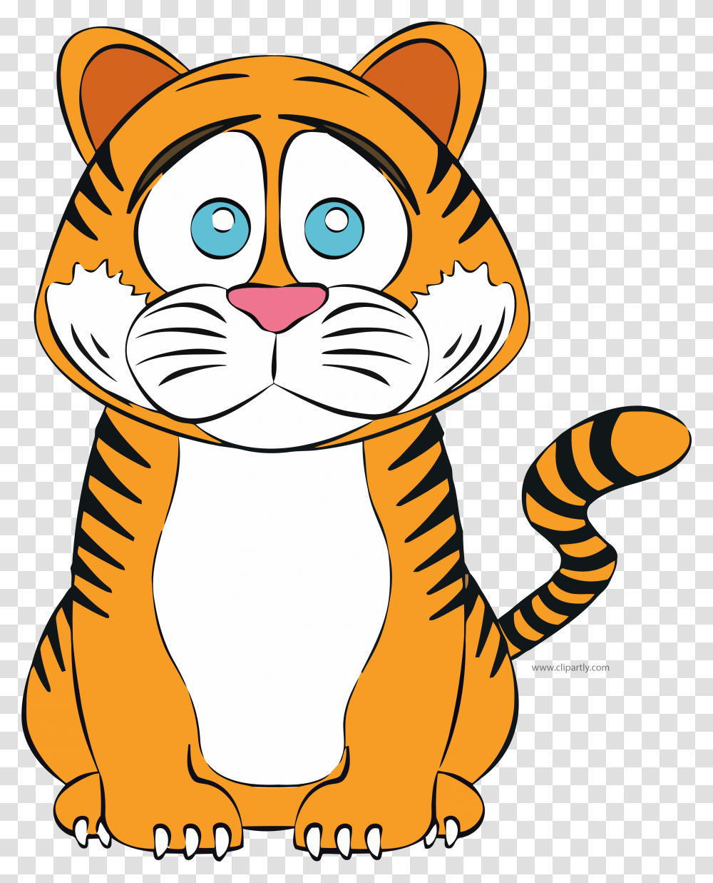 Sad Cartoon Tiger Face, Mammal, Animal, Wildlife, Lesser Panda Transparent Png