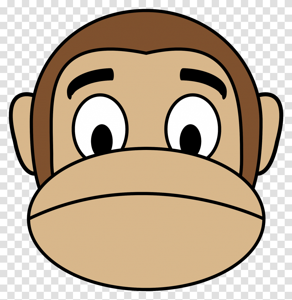 Sad Clip Arts Monkey Face Emoji, Piggy Bank, Head Transparent Png