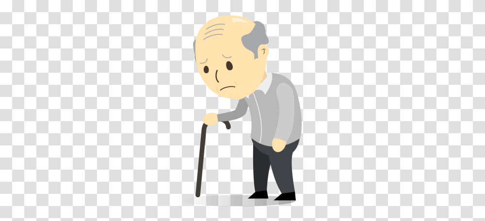 Sad Clipart Elderly, Person, Human, Baby, Crawling Transparent Png