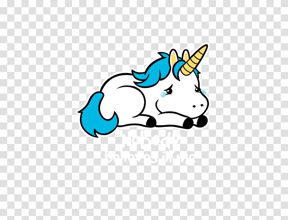 Sad Clipart Unicorn, Label, Animal Transparent Png