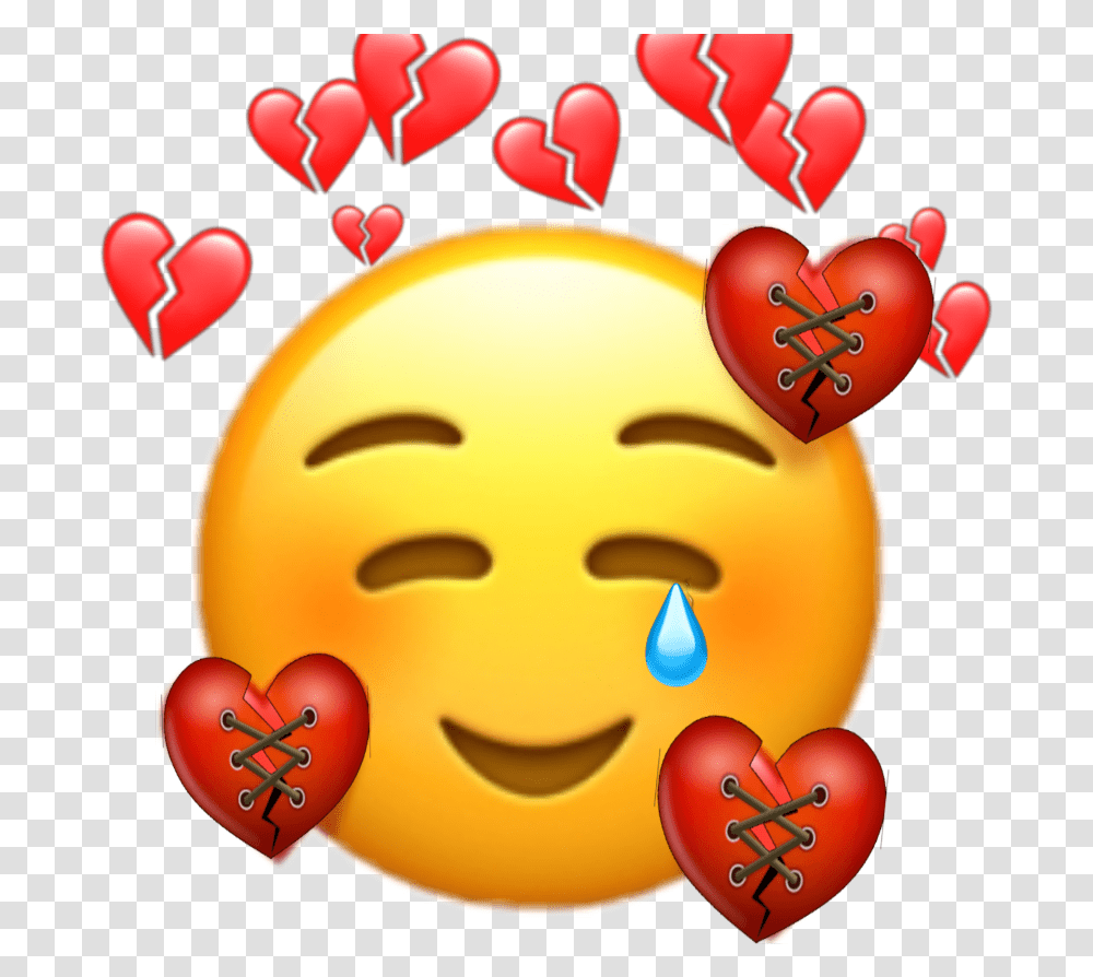 Sad Crying Emoji Art Life Broken Heart Filter Emoji, Birthday Cake, Dessert, Food Transparent Png