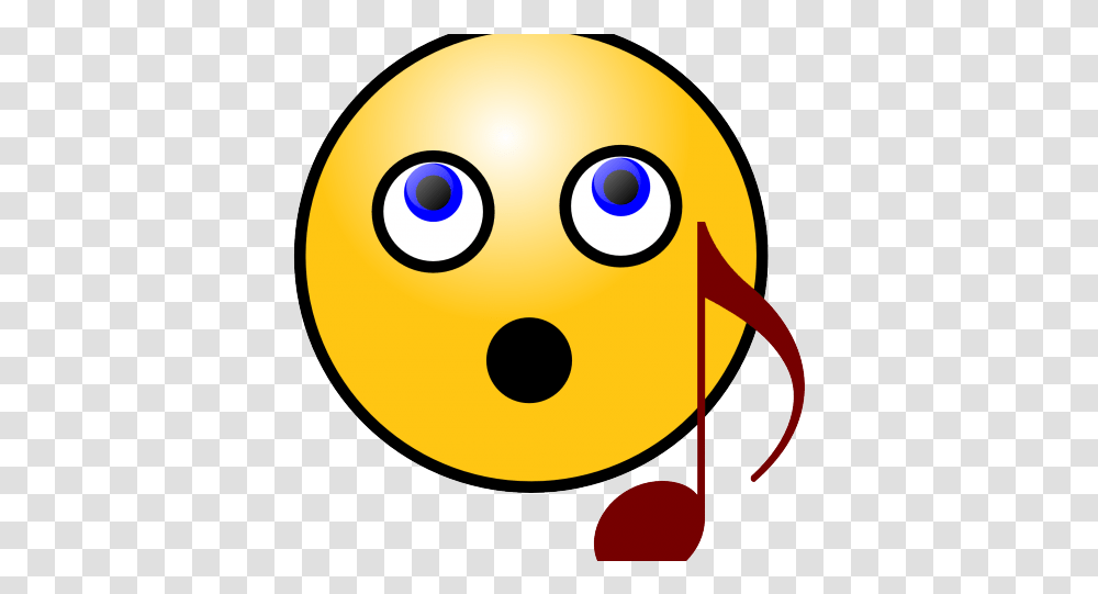 Sad Emoji Clipart Smiling Face Musical Smiley Face Singing Face, Pac Man, Disk Transparent Png