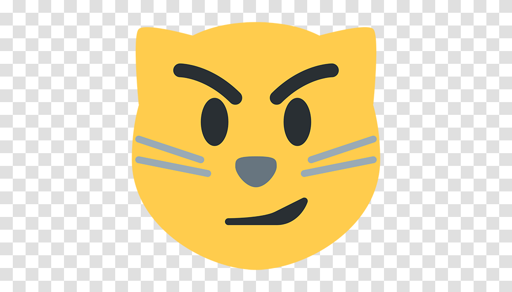 Sad Emoji Clipart Smirk, Logo, Label, Wasp Transparent Png