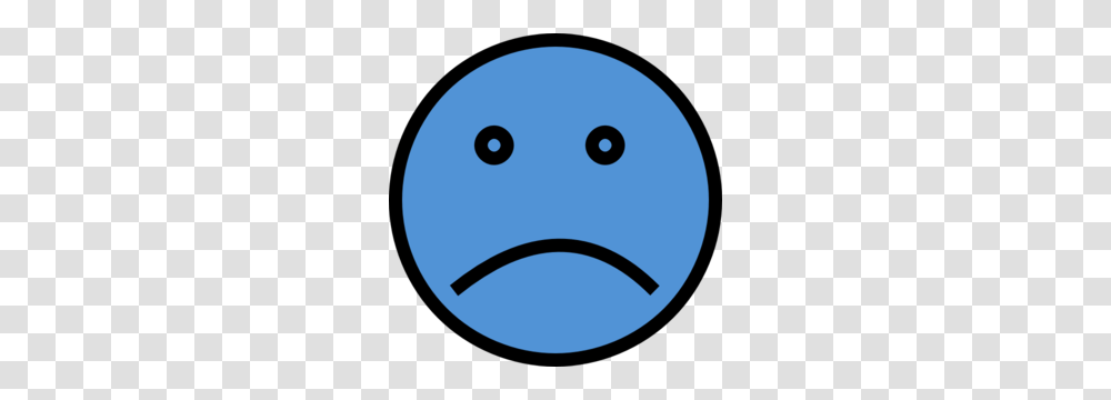 Sad Face Blue Two Clip Art, Disk, Logo, Trademark Transparent Png