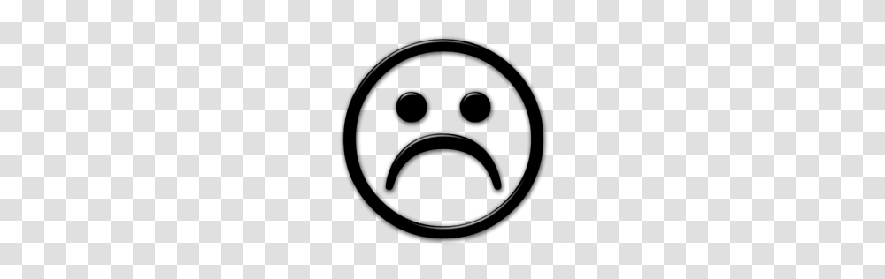Sad Face Clipart Black And White, Moon, Outer Space, Night Transparent Png