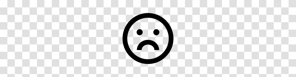 Sad Face Emoji Icons Noun Project, Gray, World Of Warcraft Transparent Png