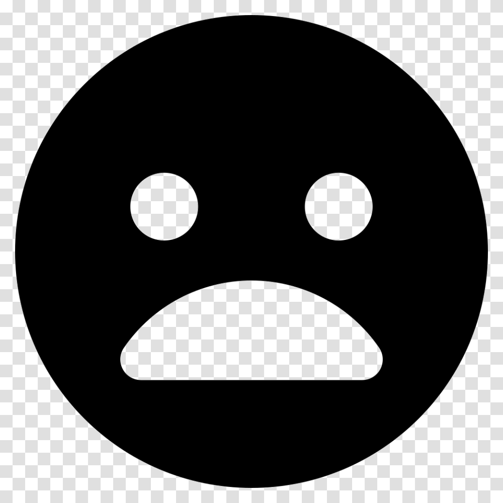 Sad Face Good Mood Icon, Stencil, Moon, Night, Astronomy Transparent Png