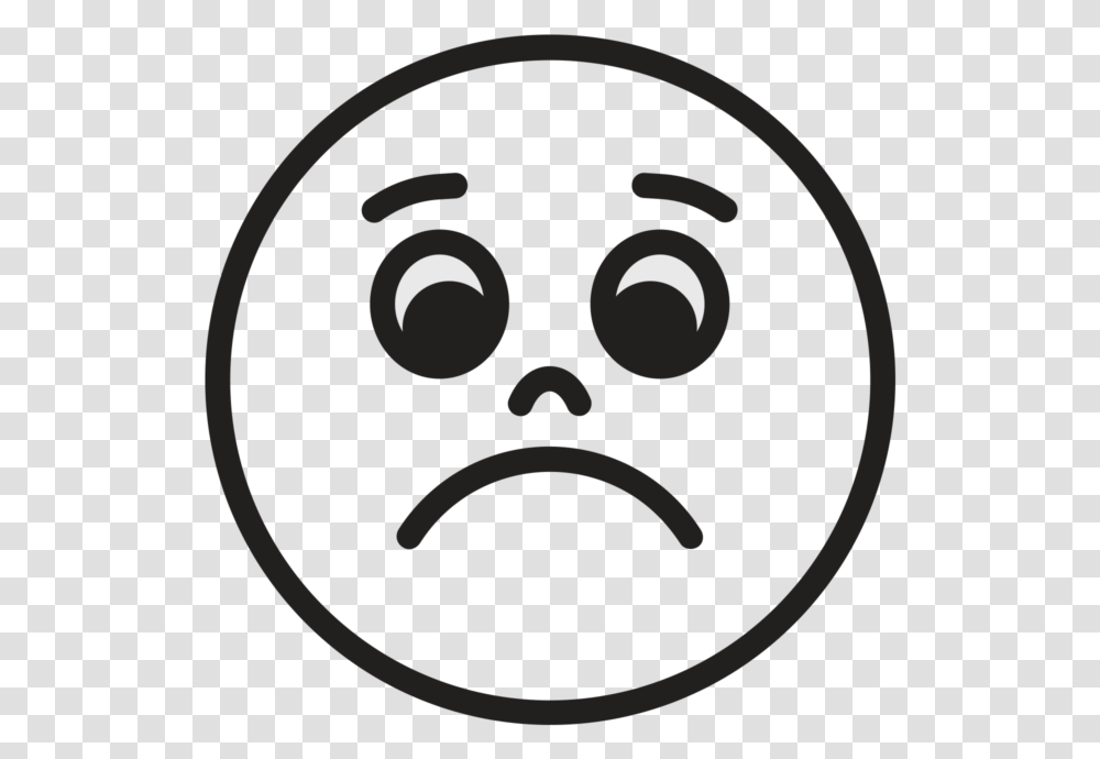 Sad Face Icon Image Free Download Searchpng Smiley, Disk, Stencil, Alien Transparent Png